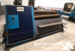 1  -  Sheet metal bending machine with 4 rollers