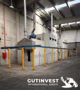 1  -  Cabina de pintura en polvo