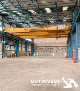 1  -  Double girder overhead crane - 2x16t