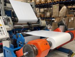 1  -  Rebobinadora cortadora industrial para materiales flexibles