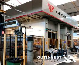 1  -  Línea de dos prensas hidráulicas de 400 y 250Tn