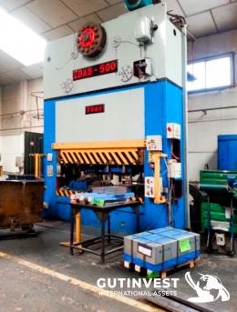 4  -  Double upright press - 500Tn
