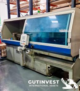 2  -  Máquina de corte perfiles y tubos  aluminio