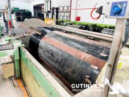 1  -  Sectional warping machine with two fillets