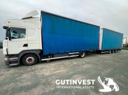 1  -   Truck with double trailer