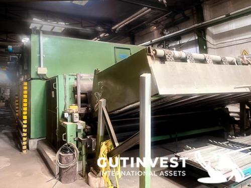 Veneer drying and cutting line