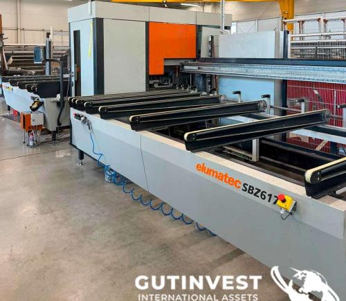 Cnc machining centre for PVC profiles