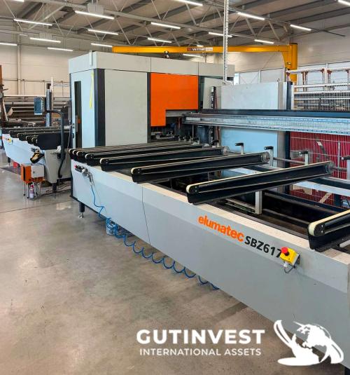 Cnc machining centre for PVC profiles