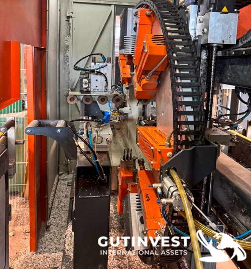 Cnc machining centre for PVC profiles