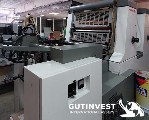 Two-color offset printing machine