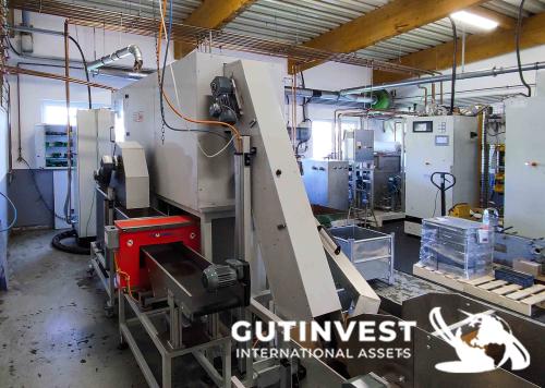 Automatic inductive hardening line