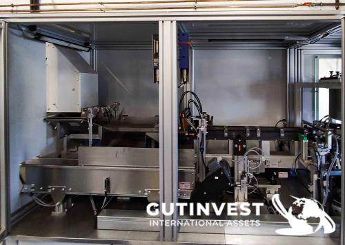 Automatic inductive hardening line