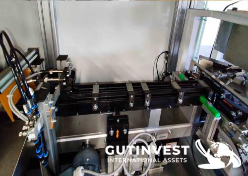 Automatic inductive hardening line