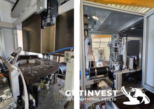 Automatic inductive hardening line