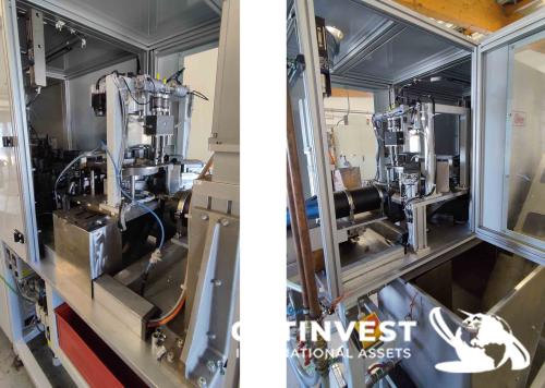 Automatic inductive hardening line