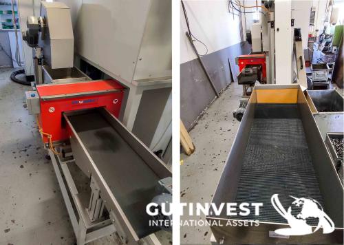 Automatic inductive hardening line