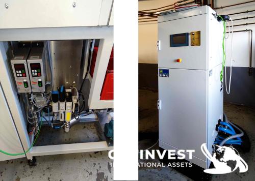 Automatic inductive hardening line