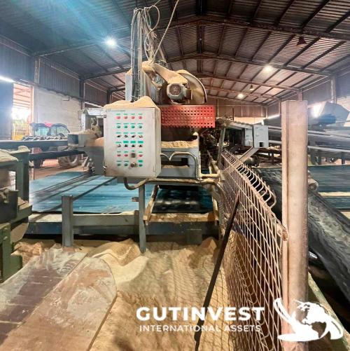 Sawmill for manufacturing wooden pallet panels