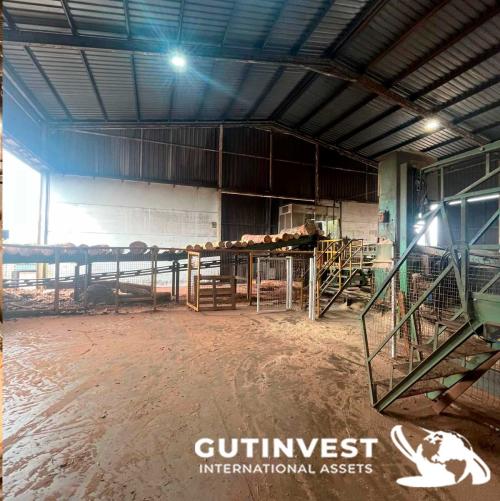 Sawmill for manufacturing wooden pallet panels