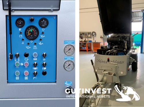 Trailer-mounted concrete pump