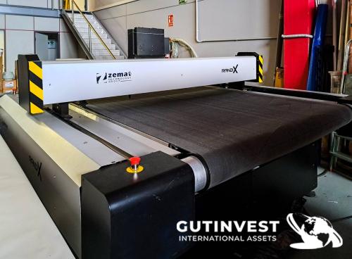 Cutting Table for Industrial Fabrics, Polymers, or Soft Met