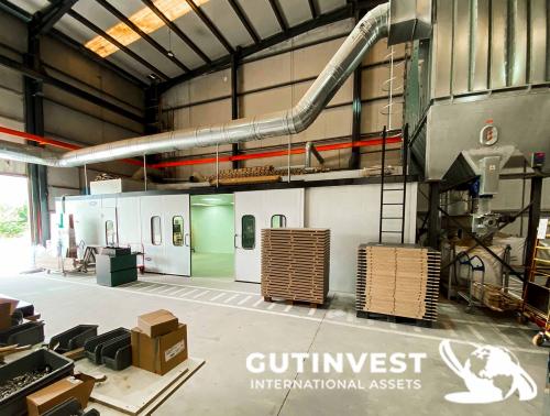 Cabina de pintura presurizada y atemperada