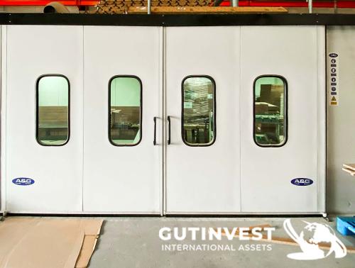 Cabina de pintura presurizada y atemperada