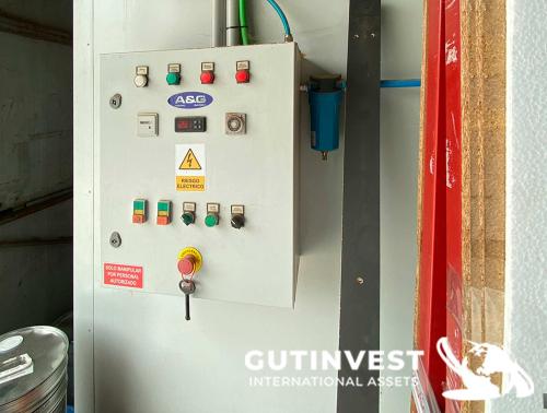 Cabina de pintura presurizada y atemperada