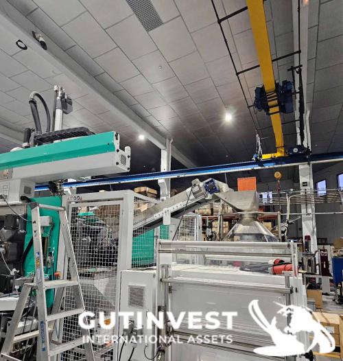 Envasadora vertical con cinta transportadora