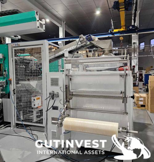 Envasadora vertical con cinta transportadora