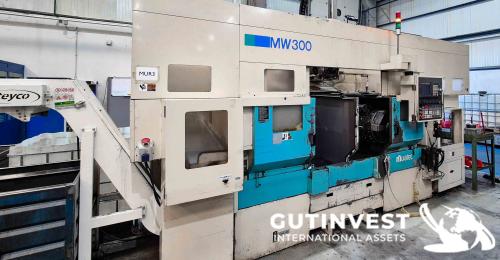 Torno CNC de doble husillo y torretas