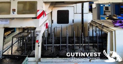 Torno CNC de doble husillo y torretas