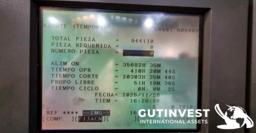 Torno CNC de doble husillo y torretas