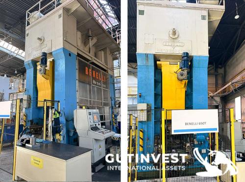 Prensa mecánica de doble montante- 800 T