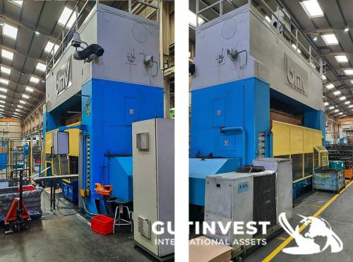 Prensa mecánica de doble montante- 250 T