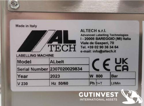 Maquina etiquetadora de botellas, tarros…