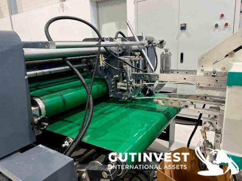 Máquina plegadora - encoladora de cajas