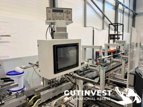 Máquina plegadora - encoladora de cajas