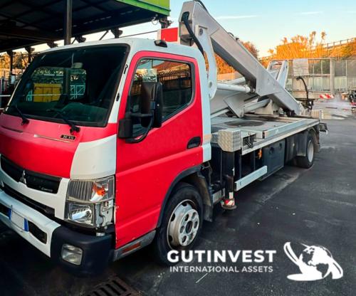 Camión con cesta - plataforma aérea