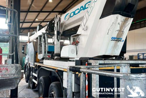 Camión con cesta - plataforma aérea