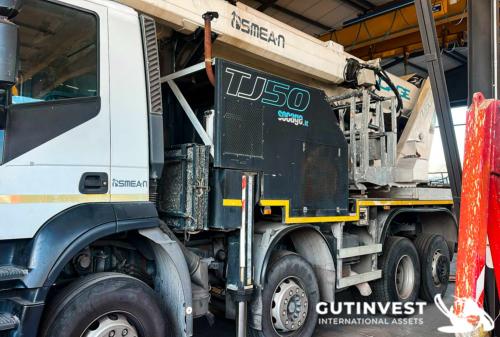 Camión con cesta - plataforma aérea