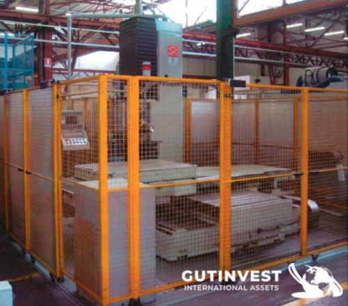 Mandrinadora de bancada fija con mesa rotativa