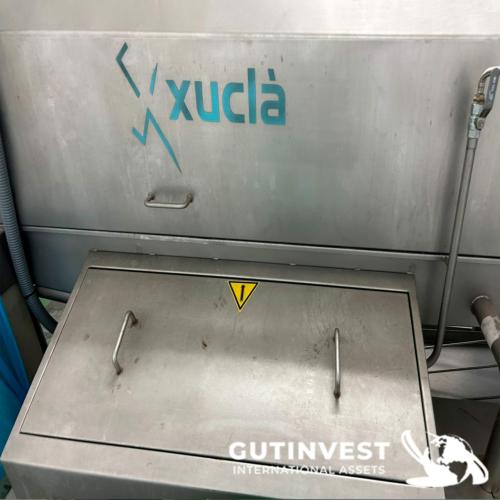 Túnel de lavado de cajas de plástico