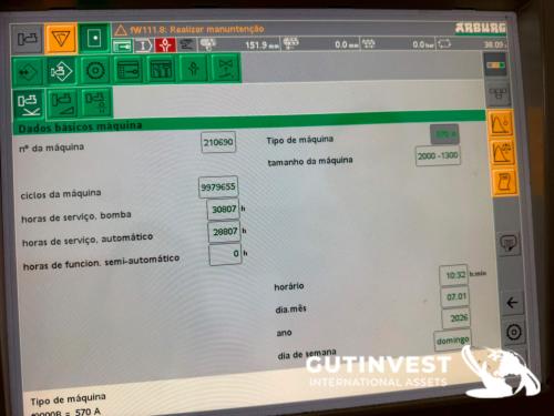 Máquina inyectora de plástico eléctrica - 200Tn