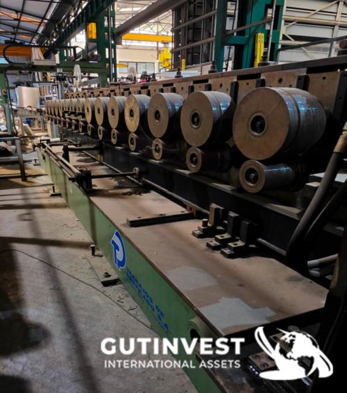 Máquina perfiladora de chapas de metal 