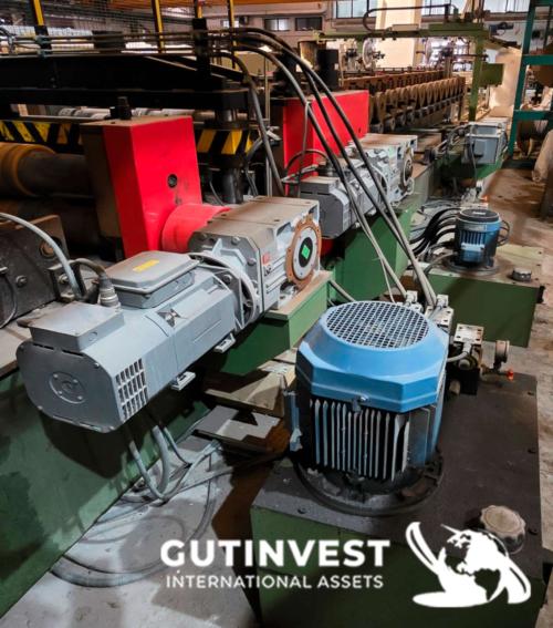 Máquina perfiladora de chapas de metal 