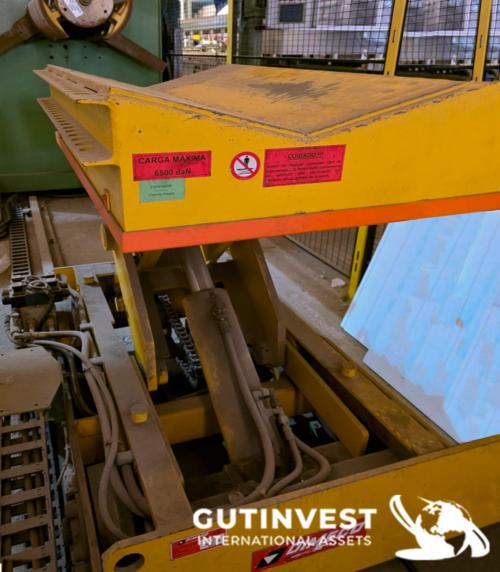 Devanadora y carro de carga