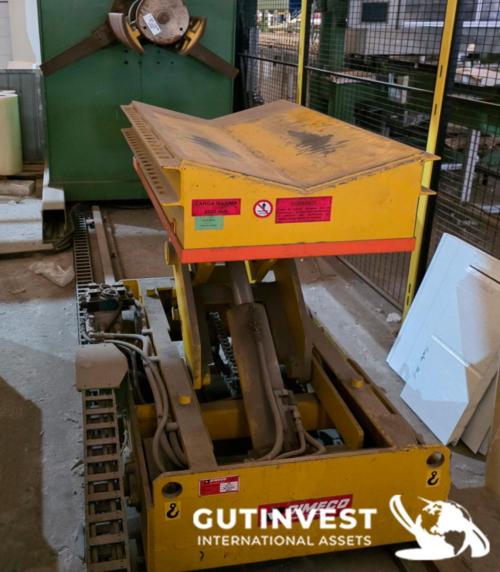 Devanadora y carro de carga