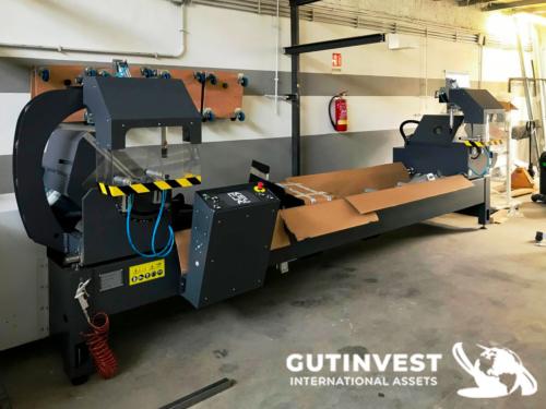 Tronzadora doble cabezal cnc