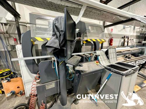 Tronzadora doble cabezal cnc